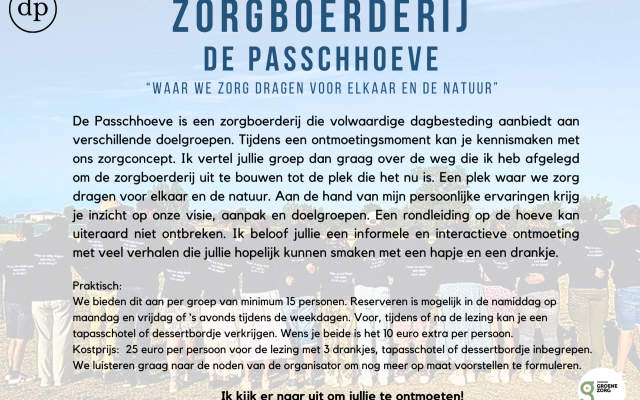 Uitnodiging de passchhoeve